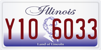IL license plate Y106033