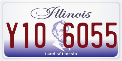 IL license plate Y106055