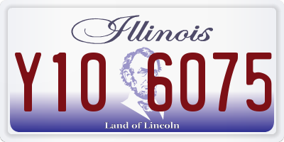 IL license plate Y106075