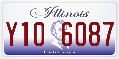 IL license plate Y106087
