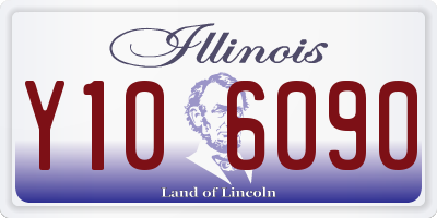 IL license plate Y106090