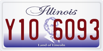 IL license plate Y106093
