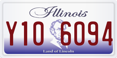 IL license plate Y106094