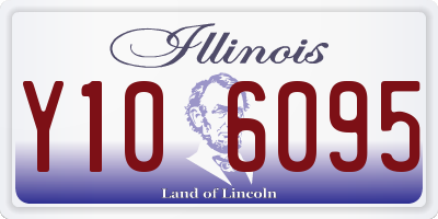IL license plate Y106095