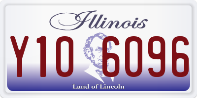 IL license plate Y106096