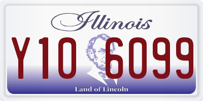 IL license plate Y106099