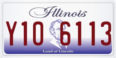 IL license plate Y106113