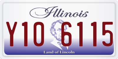 IL license plate Y106115