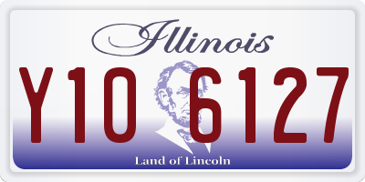 IL license plate Y106127