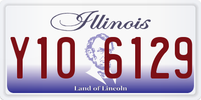 IL license plate Y106129