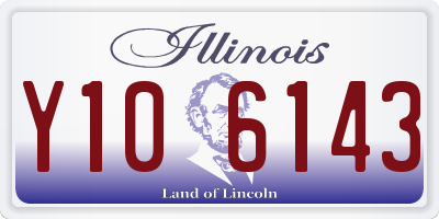 IL license plate Y106143