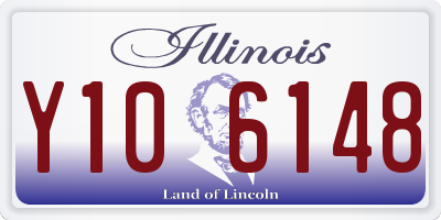 IL license plate Y106148