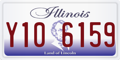 IL license plate Y106159