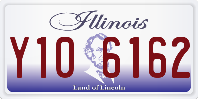 IL license plate Y106162