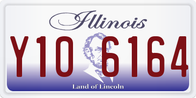 IL license plate Y106164