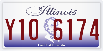 IL license plate Y106174