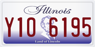 IL license plate Y106195