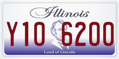 IL license plate Y106200