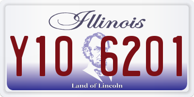 IL license plate Y106201