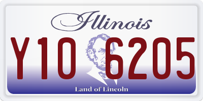 IL license plate Y106205