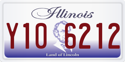IL license plate Y106212