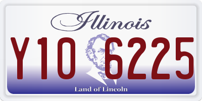 IL license plate Y106225