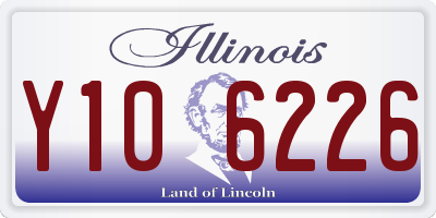 IL license plate Y106226