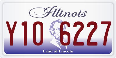 IL license plate Y106227
