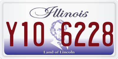IL license plate Y106228