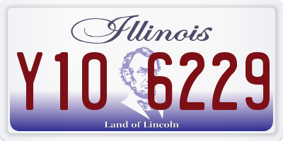 IL license plate Y106229