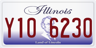 IL license plate Y106230