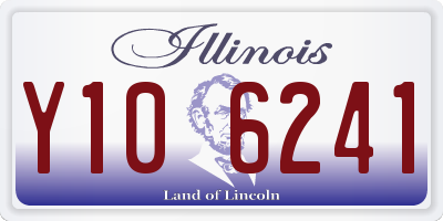 IL license plate Y106241