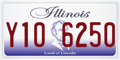 IL license plate Y106250