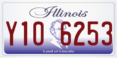 IL license plate Y106253