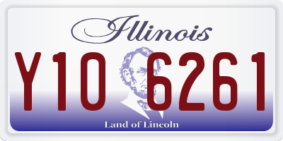 IL license plate Y106261