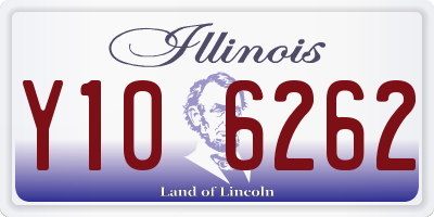 IL license plate Y106262