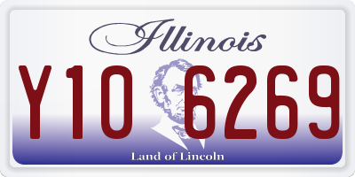 IL license plate Y106269