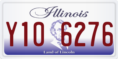 IL license plate Y106276