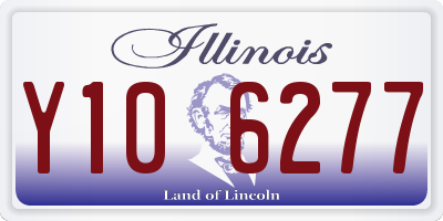 IL license plate Y106277
