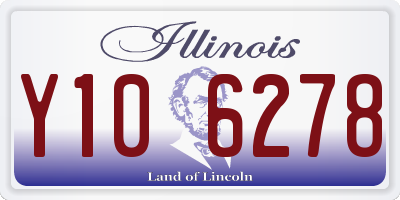 IL license plate Y106278