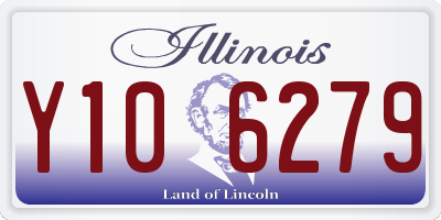 IL license plate Y106279