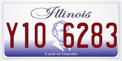 IL license plate Y106283