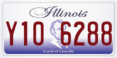 IL license plate Y106288