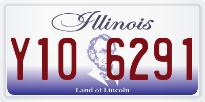 IL license plate Y106291