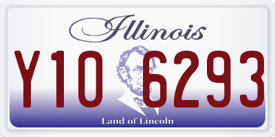 IL license plate Y106293