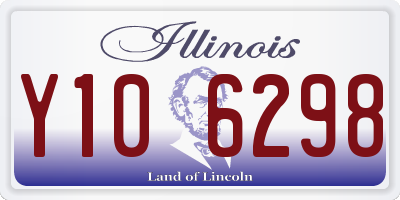 IL license plate Y106298