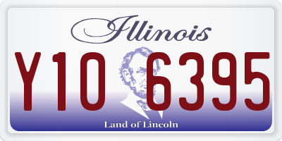 IL license plate Y106395