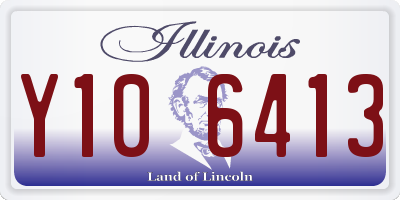 IL license plate Y106413