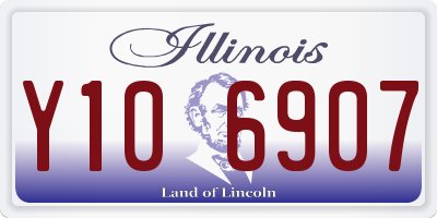 IL license plate Y106907