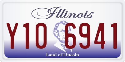 IL license plate Y106941